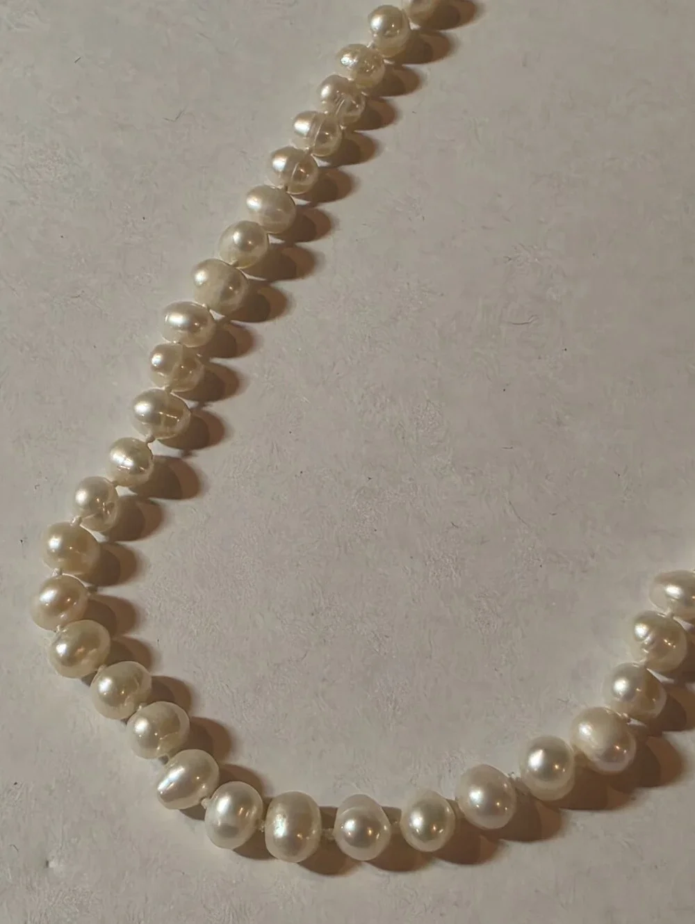 Classic White Faux Pearl Necklace - Elegant Women’s Jewelry